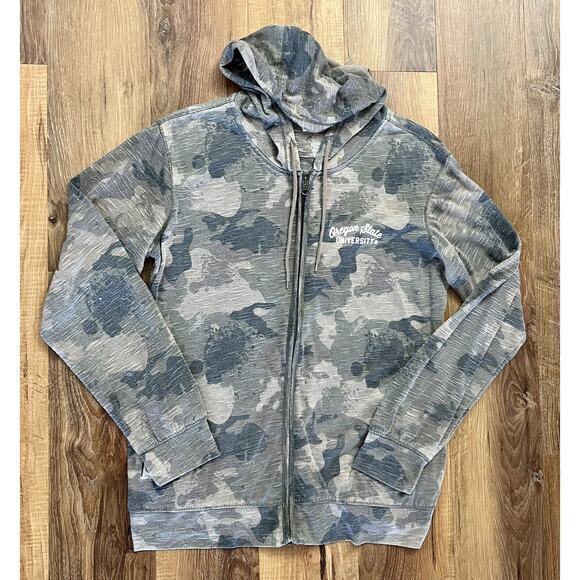 MV Sports Oregon State University Lightweight Camo Hoodie Women’s Size XL‎ NEW - Picture 2 of 8